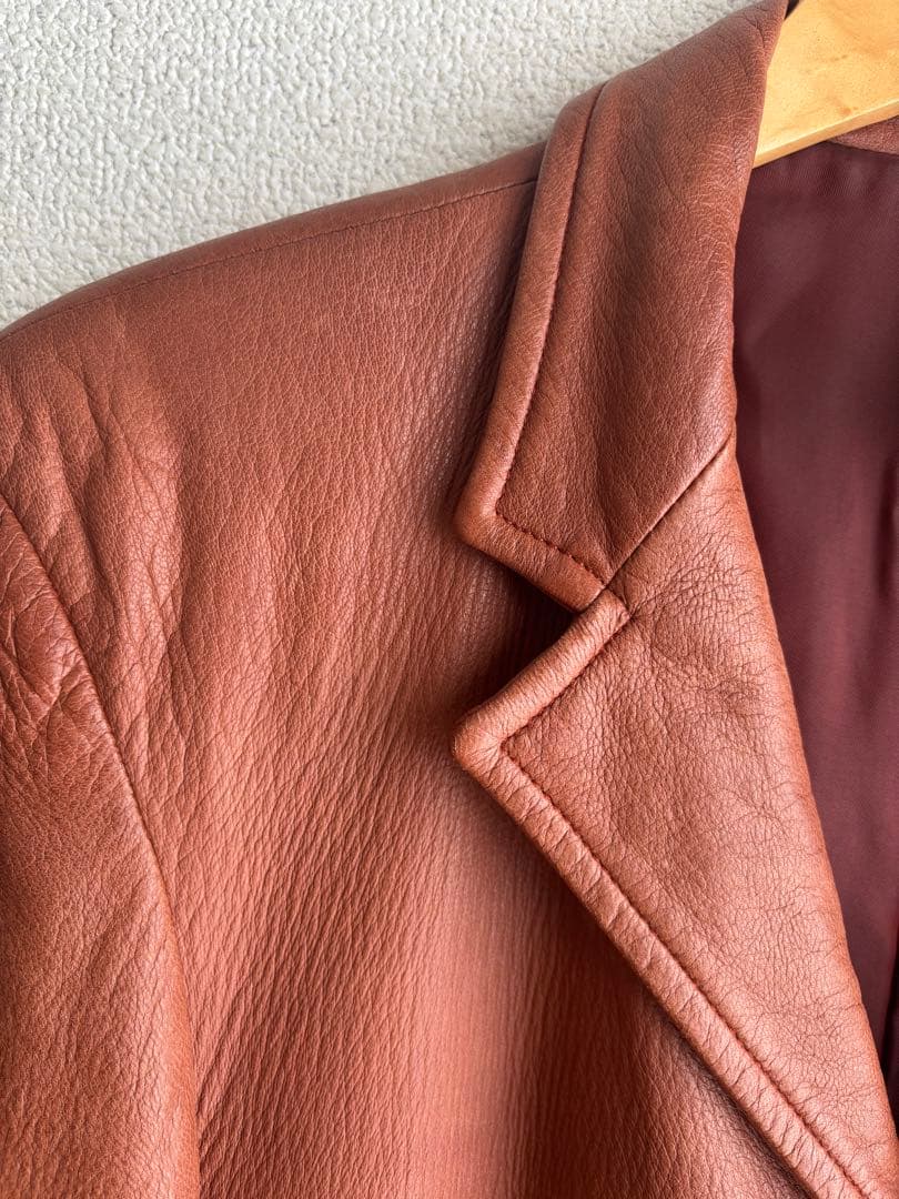 ◇ABAHOUSE◇90s00sデザイナーズ レザーコート レトロ古着 茶 - メルカリ