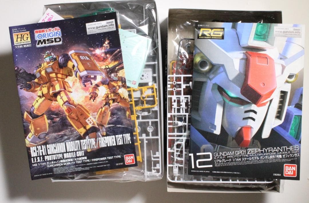 RG 1/144 HG 機動戦士ガンダム8個 ズゴック ガンダム ザク グフ