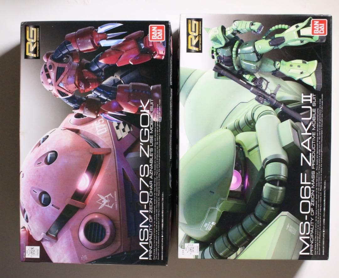 RG 1/144 HG 機動戦士ガンダム8個 ズゴック ガンダム ザク グフ