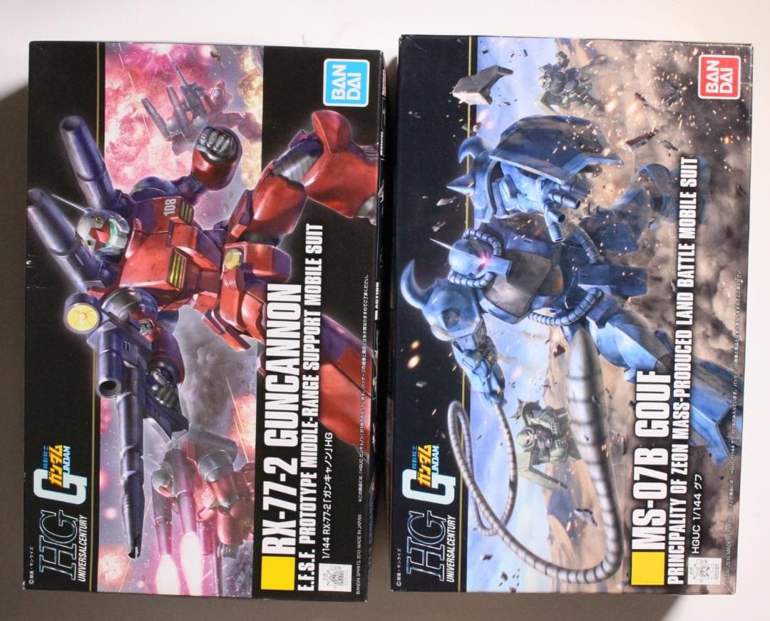 RG 1/144 HG 機動戦士ガンダム8個 ズゴック ガンダム ザク グフ