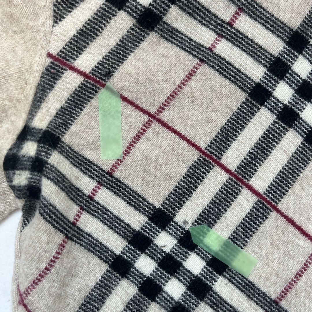 BURBERRY LONDON ニット【F】ノバチェック タートルネック D58 - メルカリ