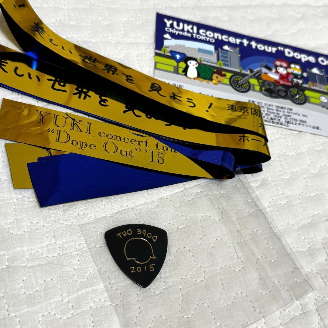 YUKI 本人使用 ギター ピック 2015  Out ツアー