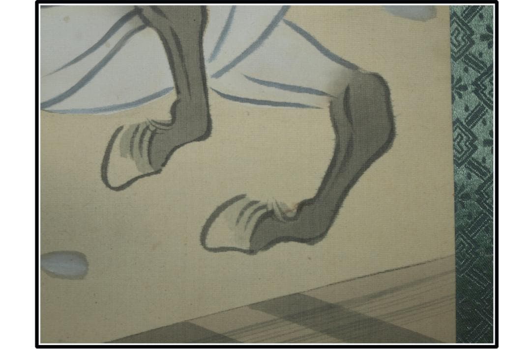 解体屋委託品　日本江戸時代肉筆掛け軸その3※激安骨董品 X1148C3-2