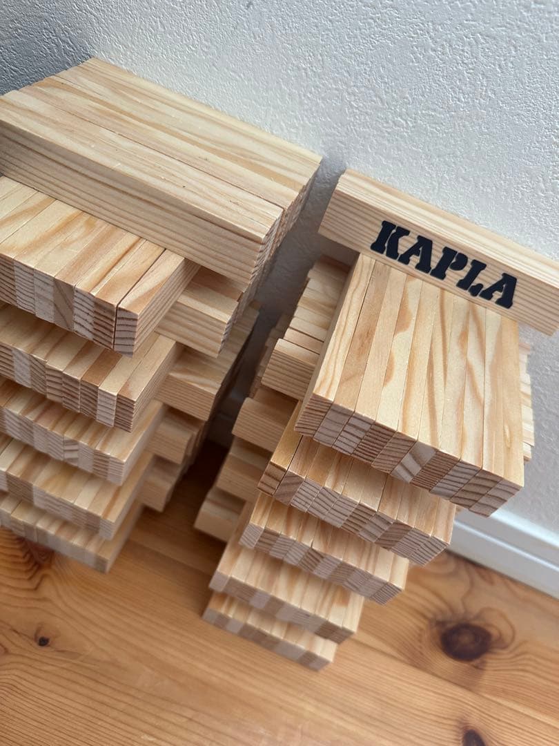 KAPLA 木製ブロックセット 収納ボックス付き（193ピース） - メルカリ