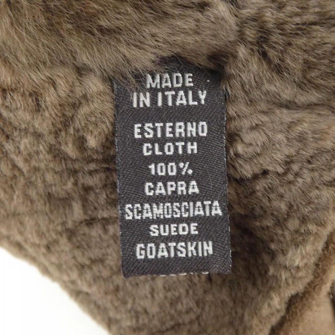 新品同様 Loro piana ロロピアーナミンクファーライナー レザー