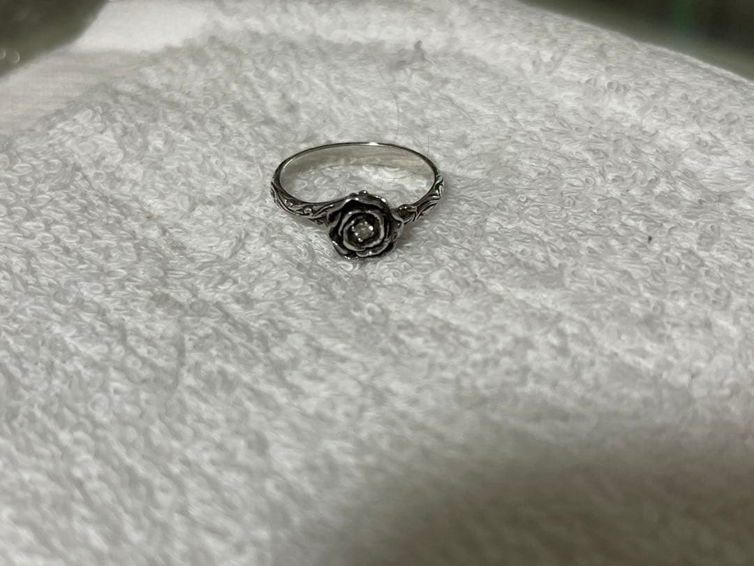 ソカロ　zocaloリング 13号　バラ　ローズ　シルバー925 ソカロのシルバーリングの通販ならCLOVER925におまかせ