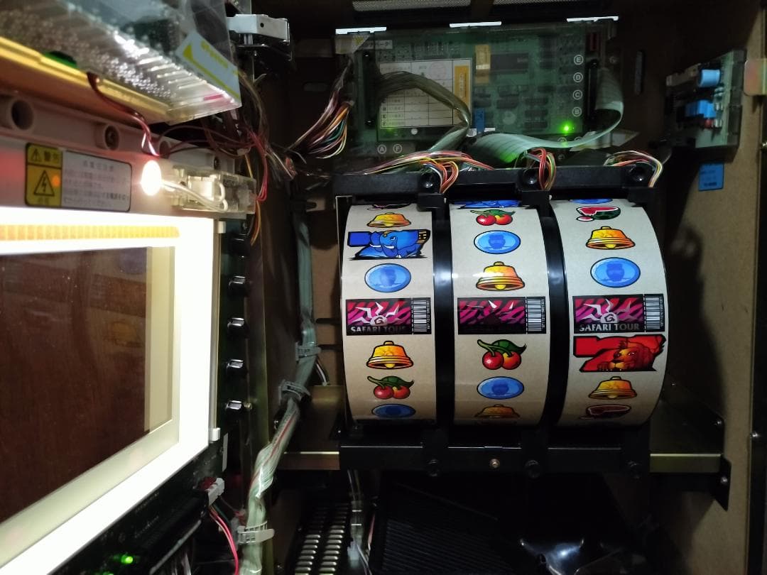 【パチスロ実機】ロデオ★オオガメラ【オートプレイ付不要機付】４号機・レア