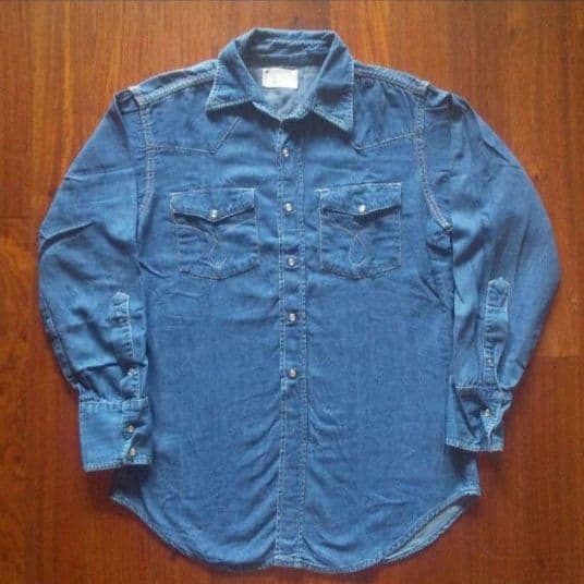 60s〜ビンテージ RANCHCRAFT JCペニー デニム ウエスタン シャツ 60s〜ビンテージ RANCHCRAFT JCペニー デニム ウエスタン シャツ