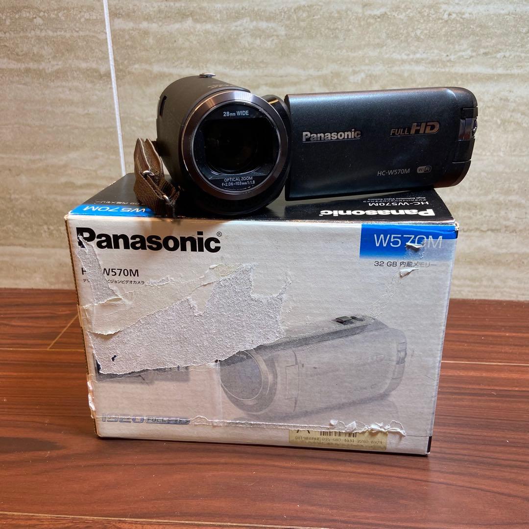 Panasonic HC-W570M ビデオカメラ ほぼ新品 4093 Amazon.co.jp: パナソニック HDビデオカメラ W570M ワイプ撮り 90倍
