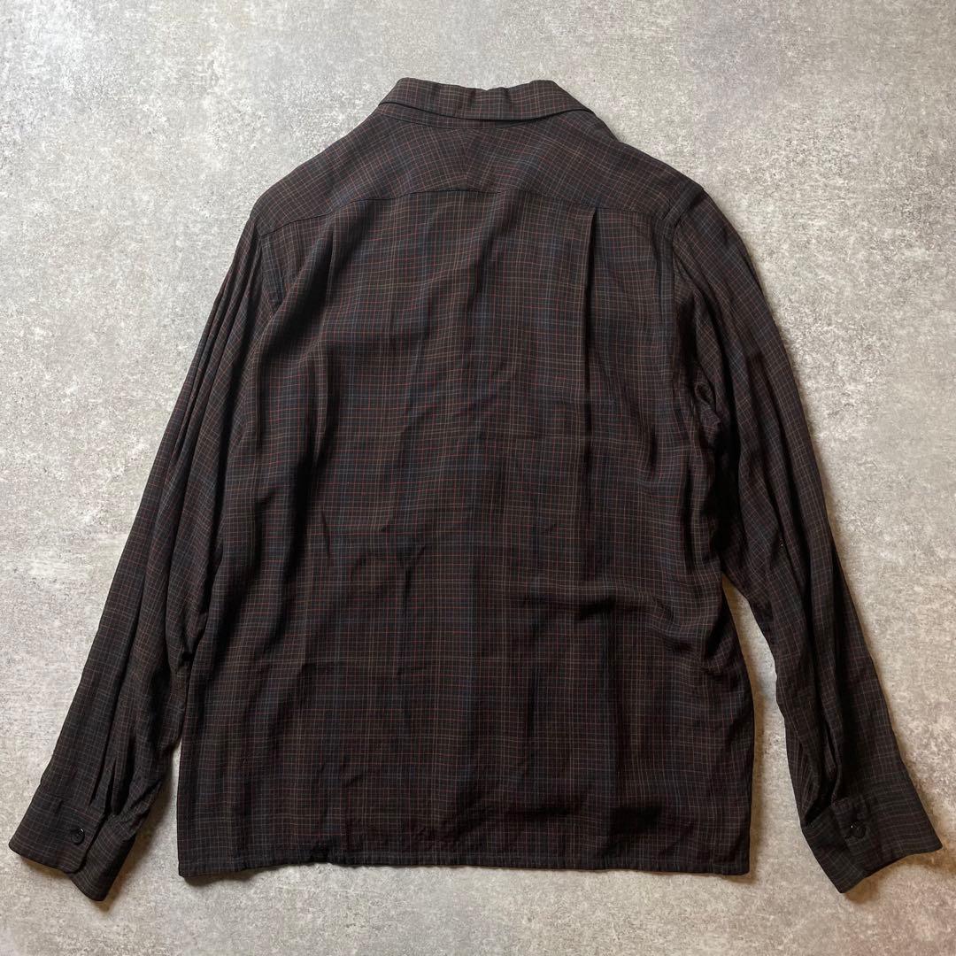 ペンドルトン M オープンカラー レーヨン シャツ 長袖 アメカジ 古着