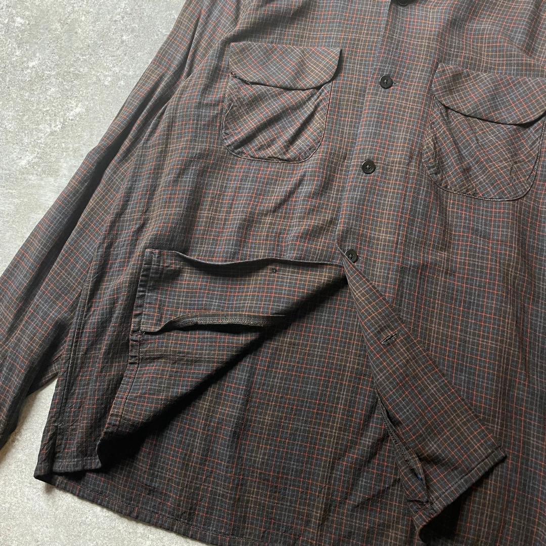 ペンドルトン M オープンカラー レーヨン シャツ 長袖 アメカジ 古着