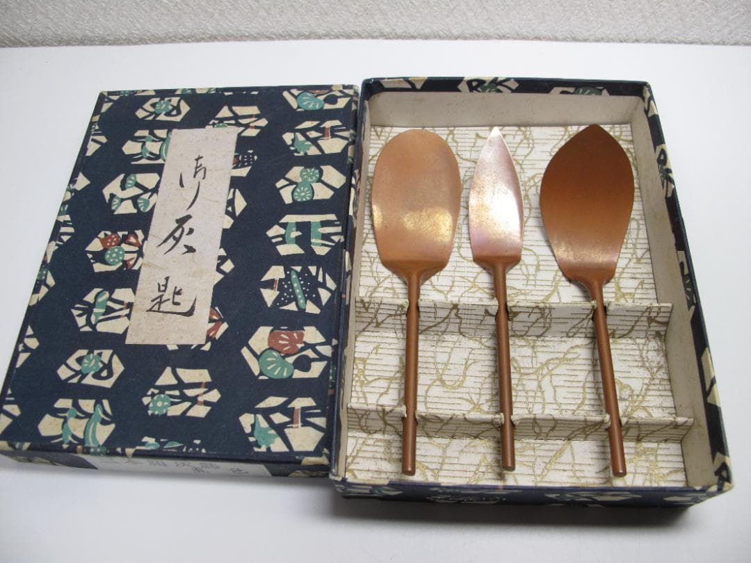 灰匙 三本組 煮色 茶道具 茶道 - メルカリ