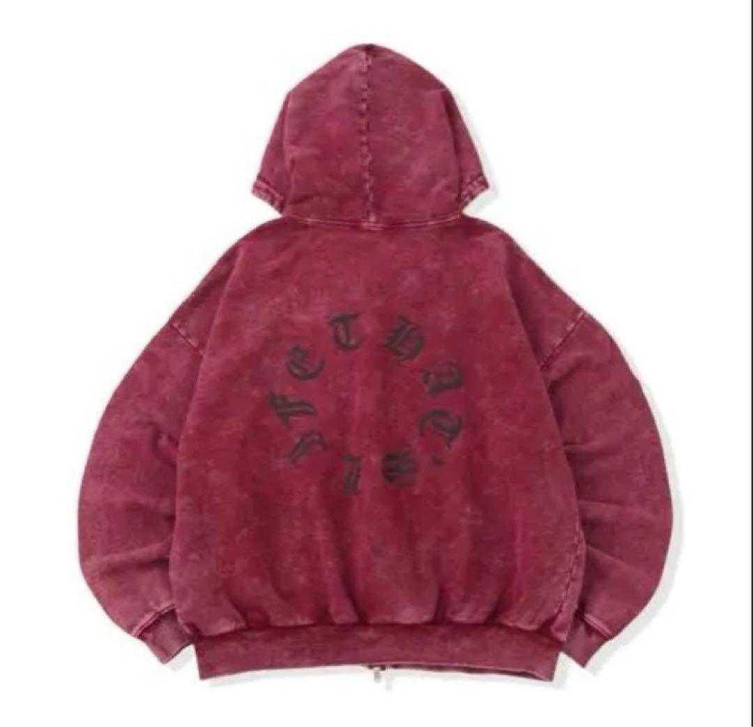 ザッツライフ that's life ジップパーカー M 赤 レッド - メルカリ