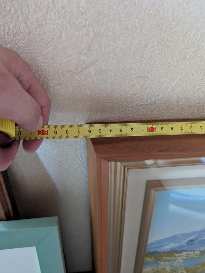 山本雅勝　筑後桜川　真作　油絵　6号