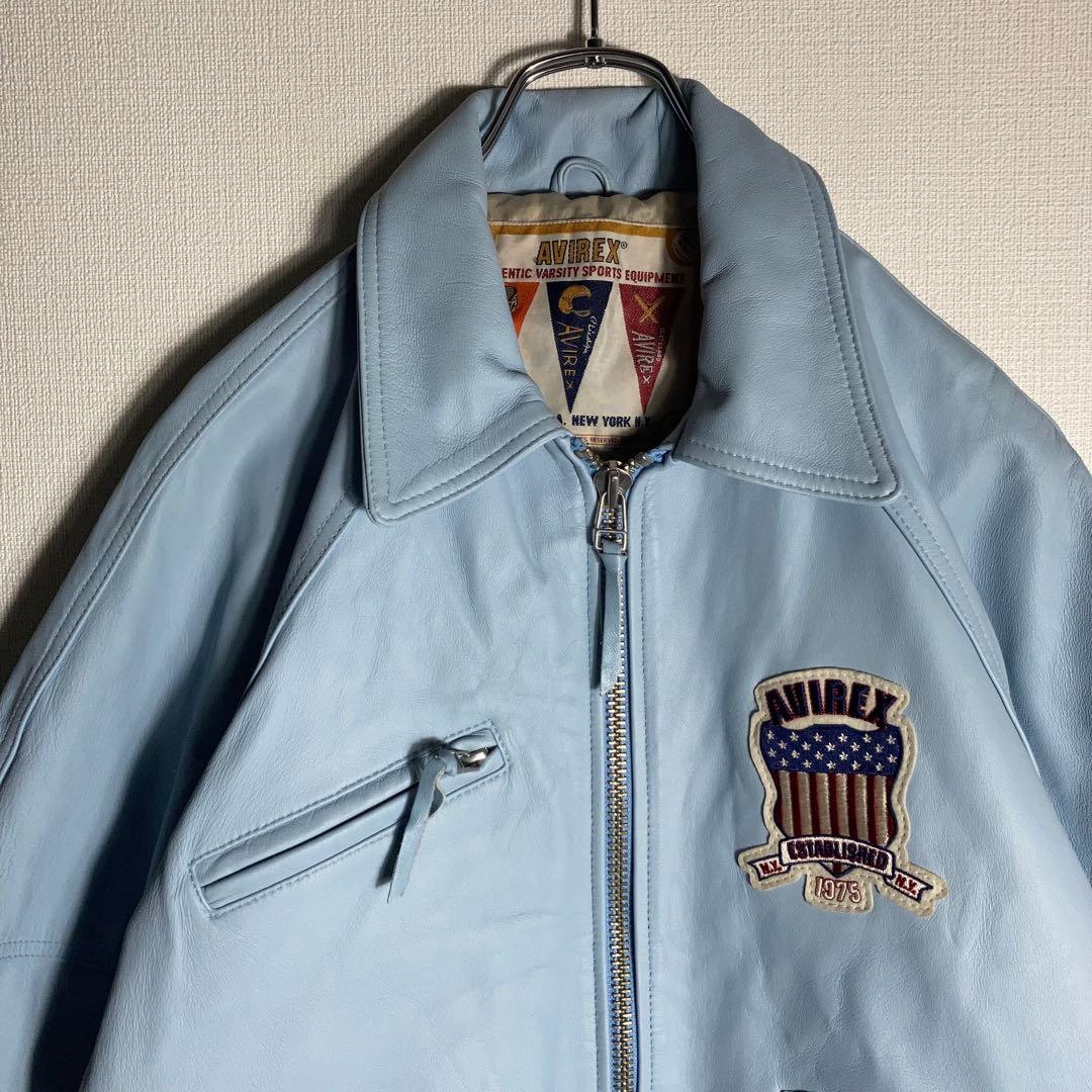 Kaneee KEIJU着用】AVIREX レザージャケット 羊革 ラッパー. - メルカリ