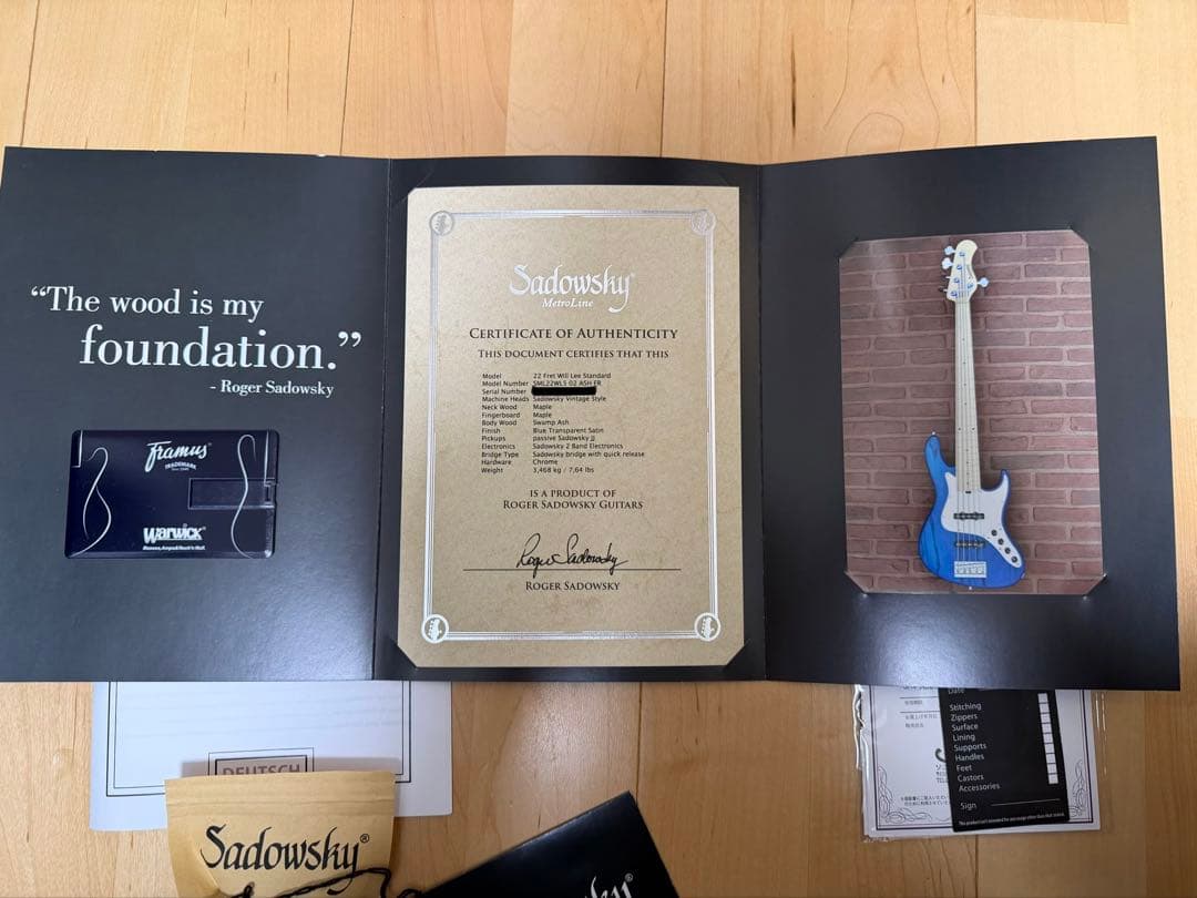 限定値下】Sadowsky ML22 WL5 ASH BLT STN - メルカリ