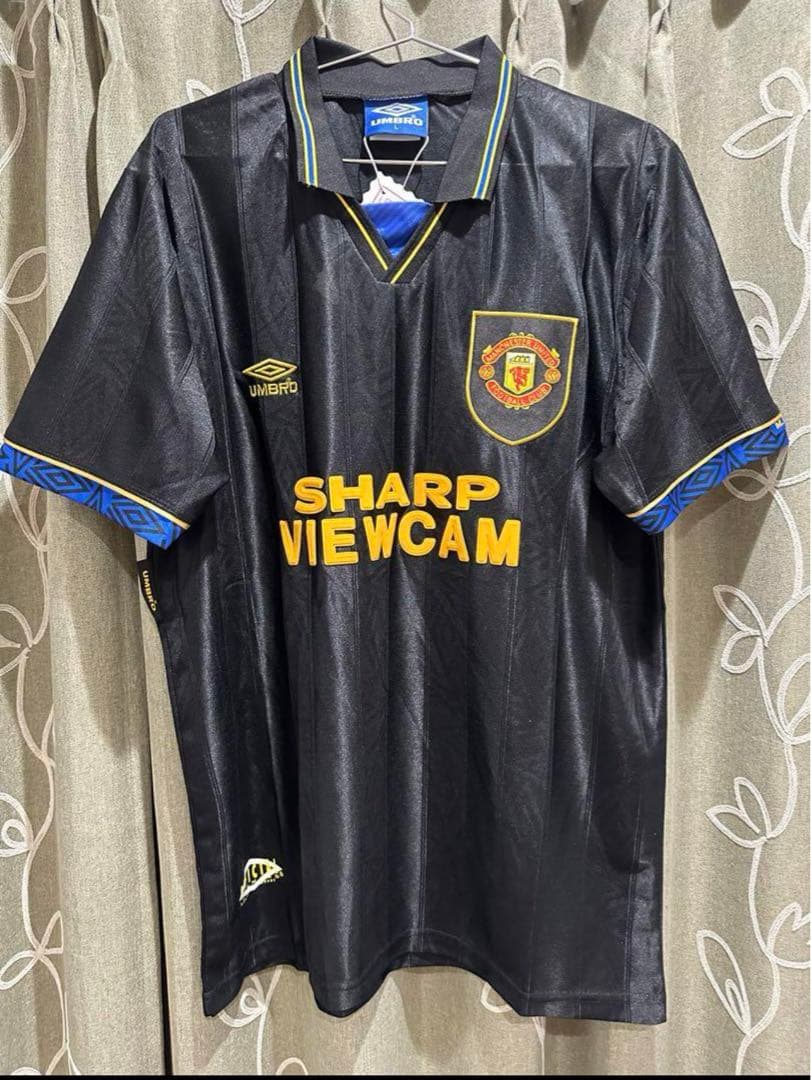 93-95マンチェスターユナイテッド ユニフォーム Lサイズ - メルカリ