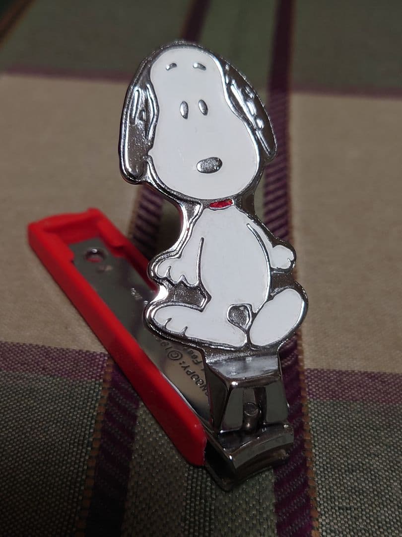 スヌーピー爪切り 赤 SANYO - メルカリ