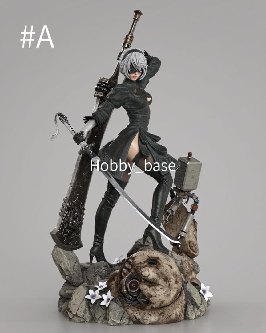 ニーア オートマタ 2B 1/6 フィギュア ガレージキット 未塗装未組立 2