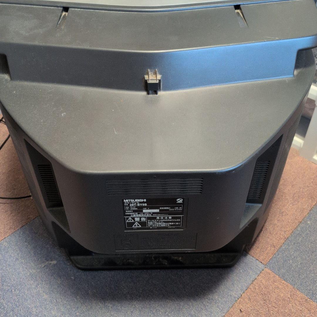 MITSUBISHI 28型ブラウン管テレビ - メルカリ