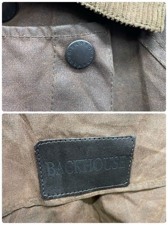 BACKHOUSE × BARBOUR ストックマンズコート オイルドジャケット - メルカリ