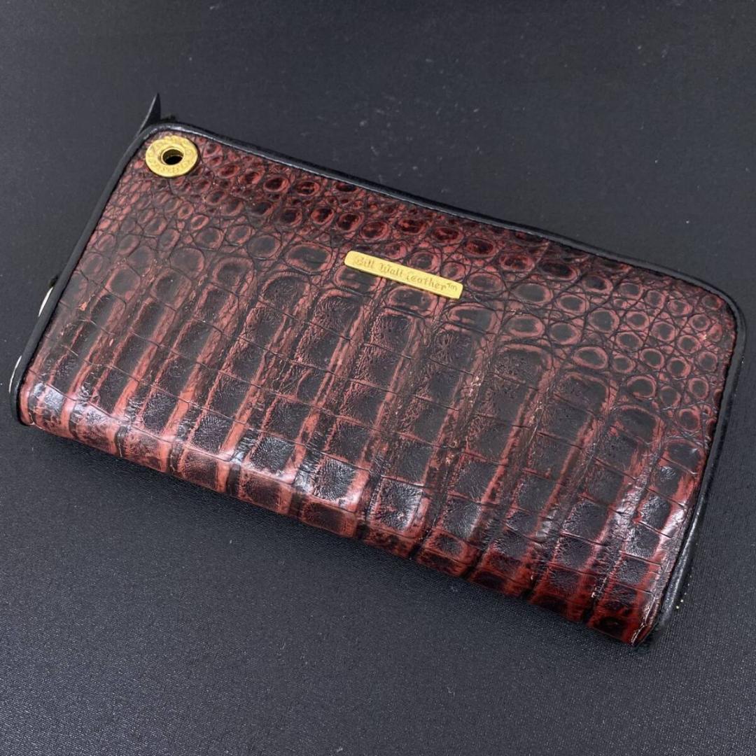 Bill Wall Leather ゴールド カスタム アリゲーター ウォレット - メルカリ