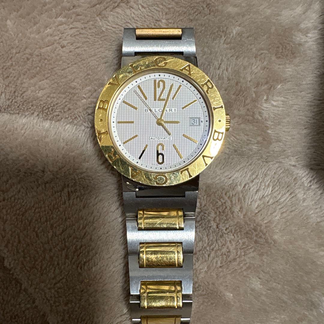 BVLGARI BVLGARIゴールド シルバー 腕時計 新品)BVLGARI ブルガリ ブルガリ・ブルガリ BB23WGGD ホワイト 23mm