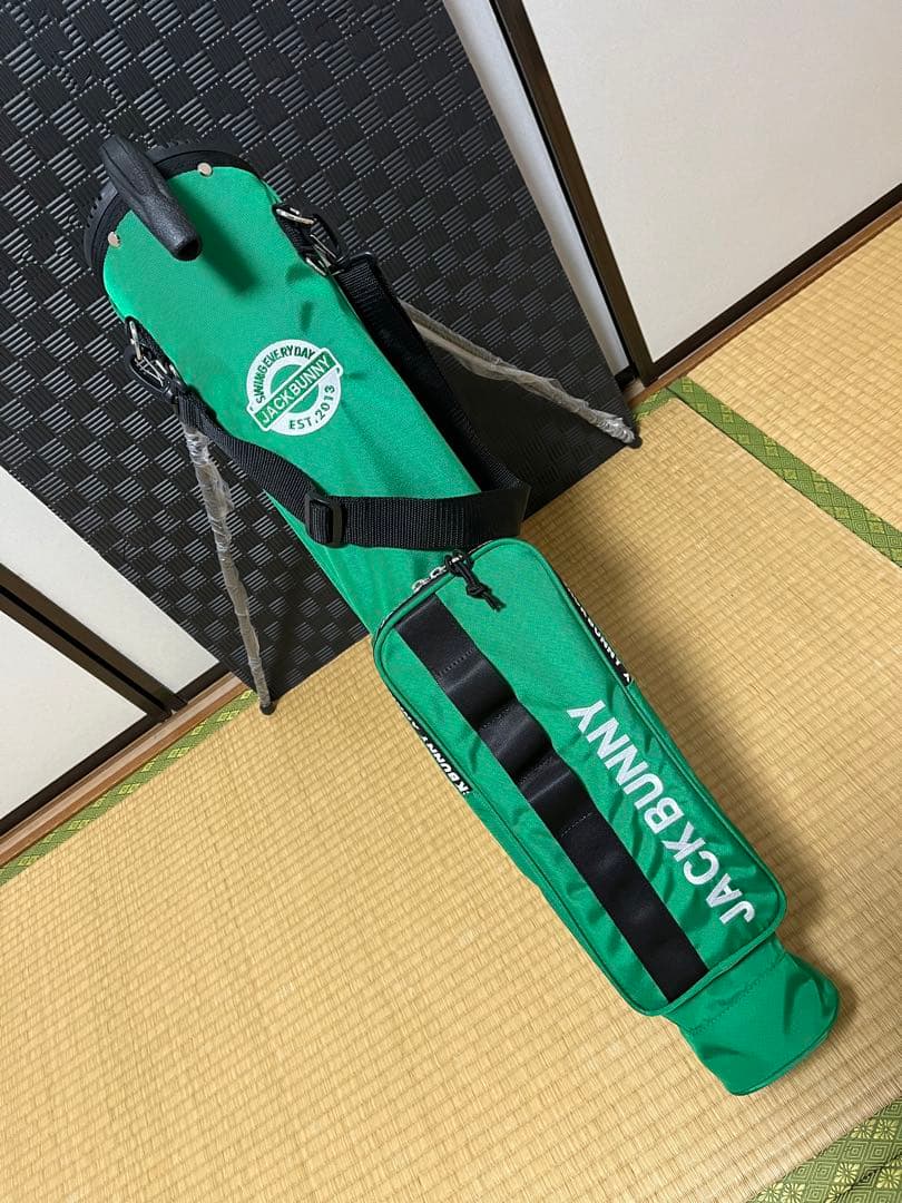 ありすけさ⭐︎⭐︎⭐︎JACK BUNNY キャディバッグ グリーン⭐︎⭐︎⭐︎ Jack Bunny!!｜スタンド式キャディバッグ (46インチ対応) (UNISEX