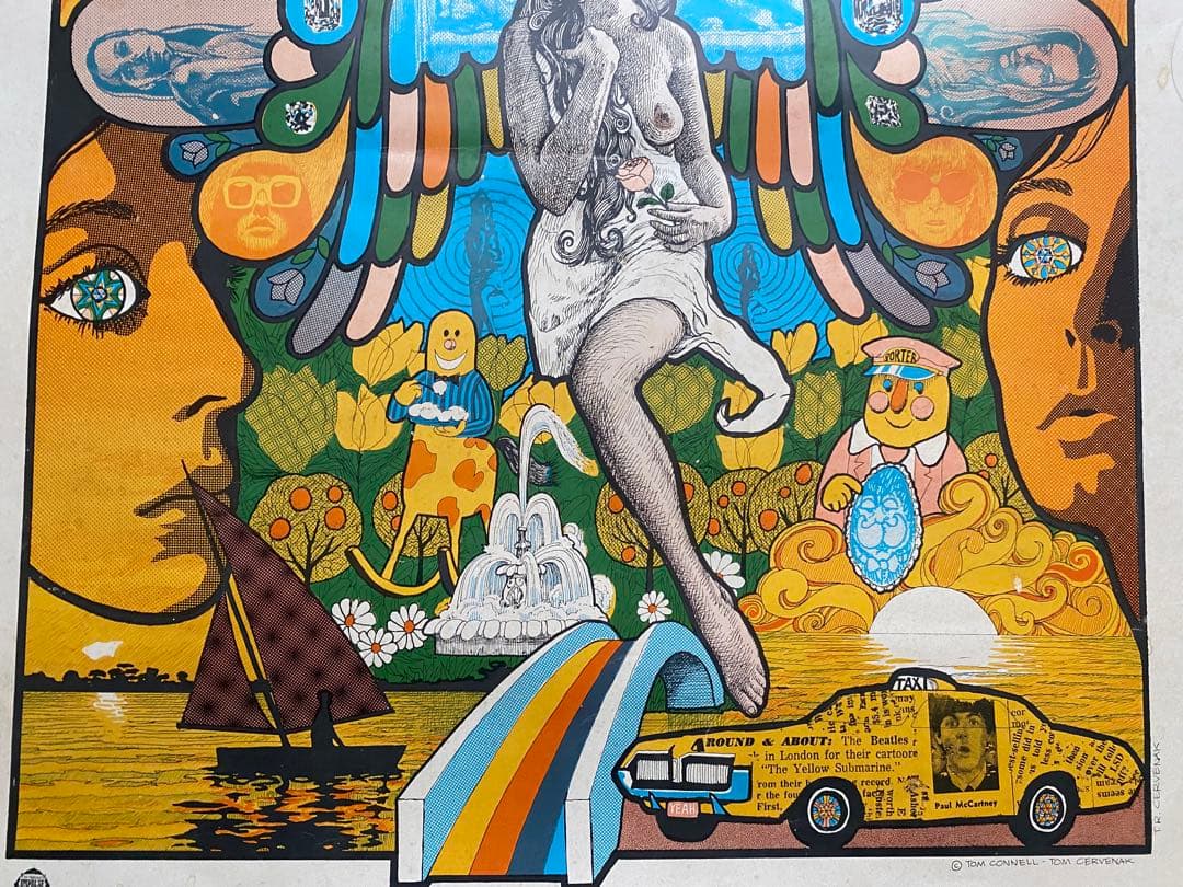 激レア！60's THE BEATLES ヴィンテージ・ポスター