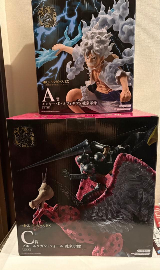 一番くじ ワンピース A賞 ルフィ C賞ピエール＆ガン・フォール　下位賞30個