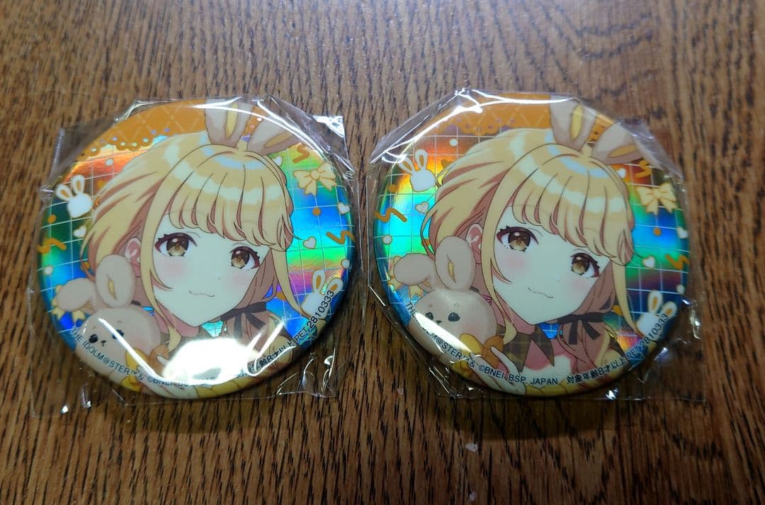 藤田ことね GiGO オーロラ缶バッジ 学マス 学園アイドルマスター