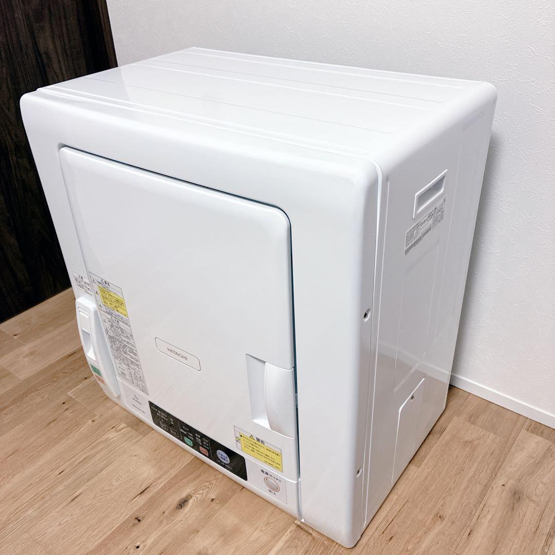 美品 日立 衣類乾燥機 5kg ピュアホワイト DE-N50WV 2018年製 - メルカリ