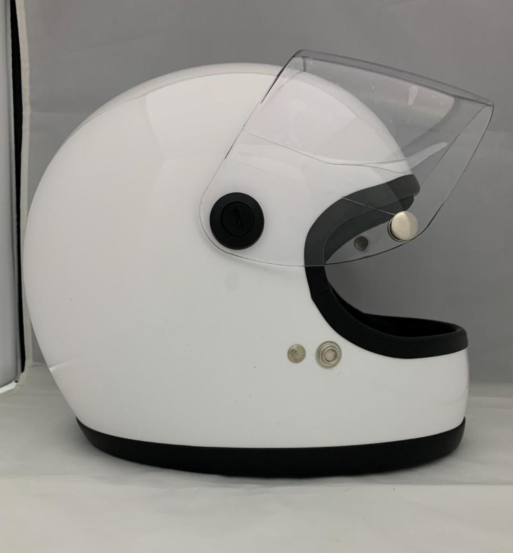 ビンテージフルフェイスヘルメット 族ヘル スモークシールド1枚セット