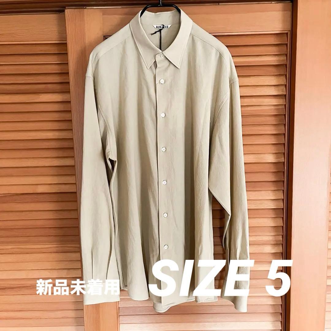 AURALEE HARD TWIST WOOL VIYELLA SHIRT 5 - メルカリ