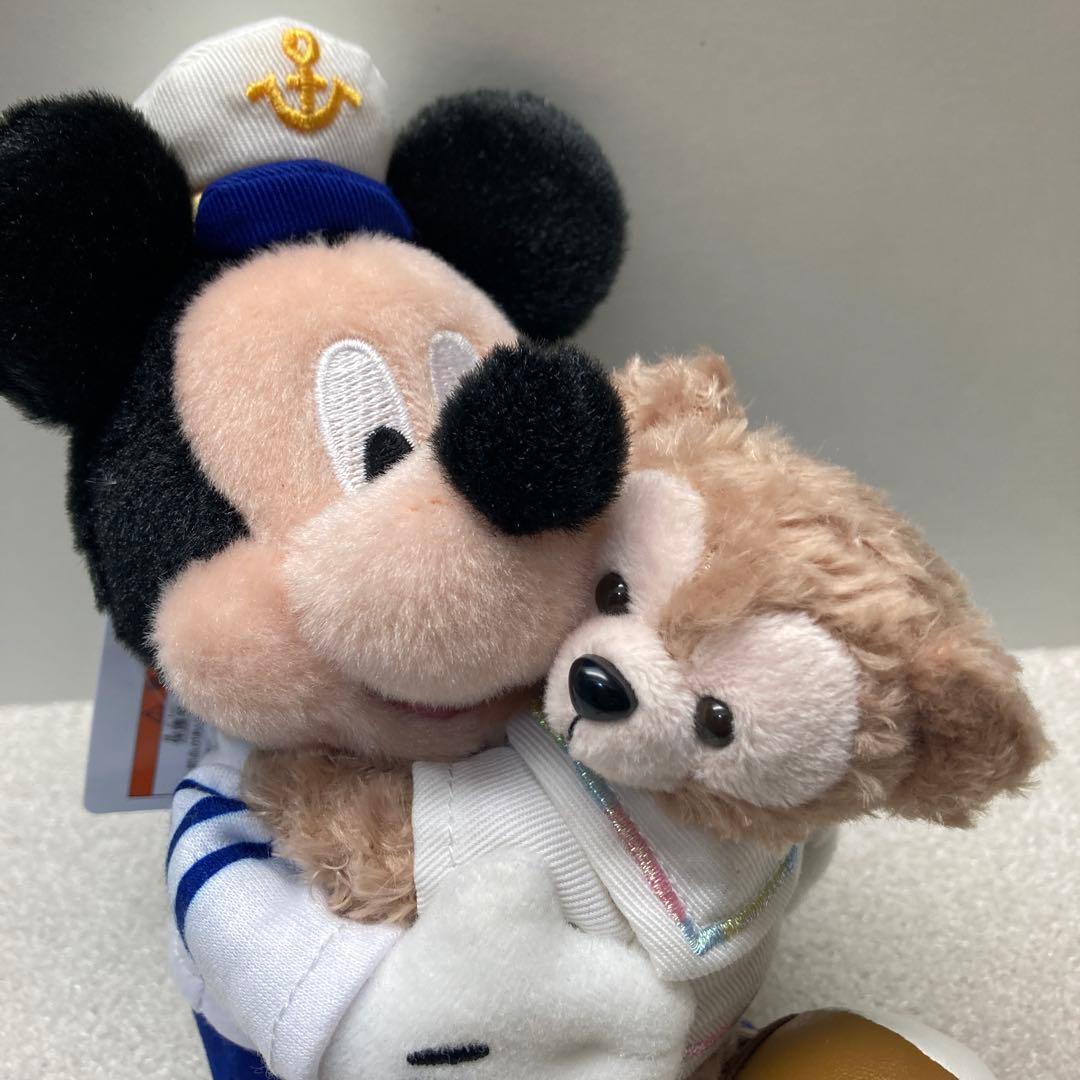 ダッフィー　ミッキーマウス 　ぬいぐるみバッジ　ぬいば　ディズニー