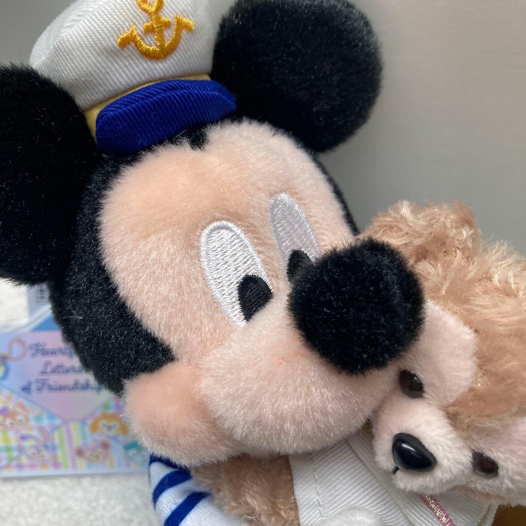 ダッフィー　ミッキーマウス 　ぬいぐるみバッジ　ぬいば　ディズニー