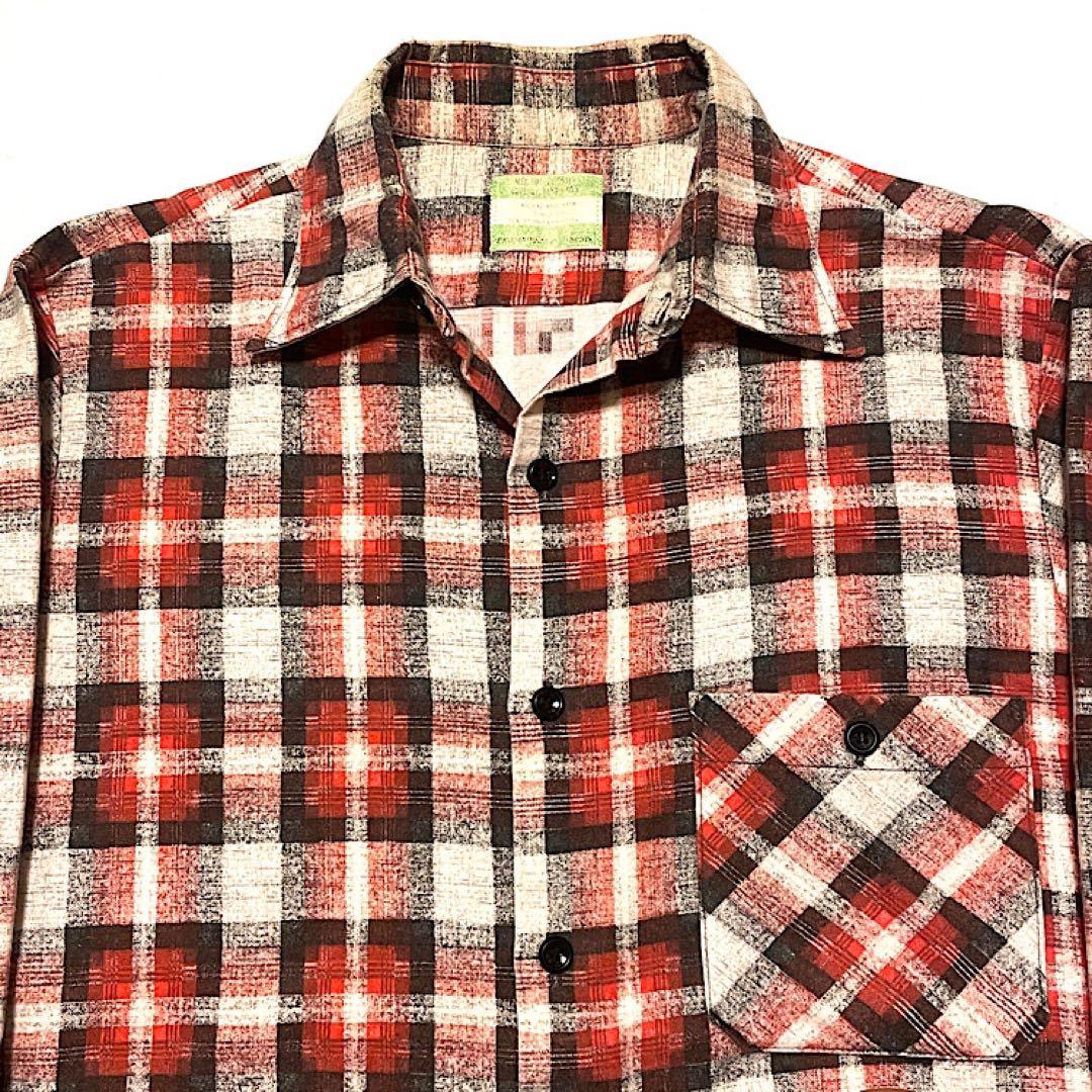 激レア 70s Sears カートコバーン着 オンブレチェックプリント