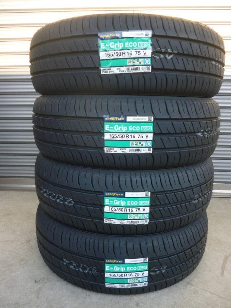 2025年製 新品4本　グッドイヤー　EG02 165/50R16 グッドイヤー [1本] EfficientGrip ECO EG02 165/50R16 75V 価格比較