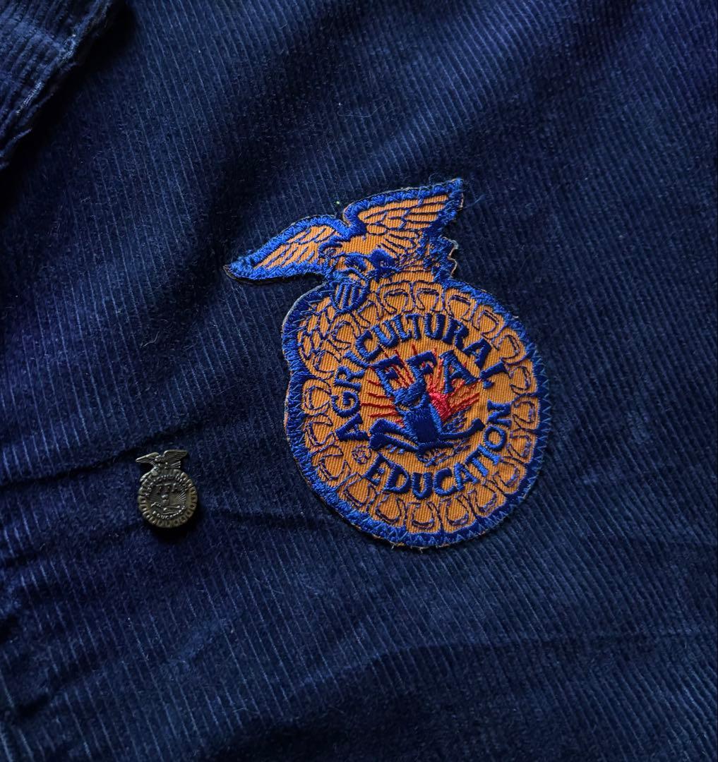 超特大】 80s FFAファーマーズジャケット 56 ヴィンテージ バッチ付き