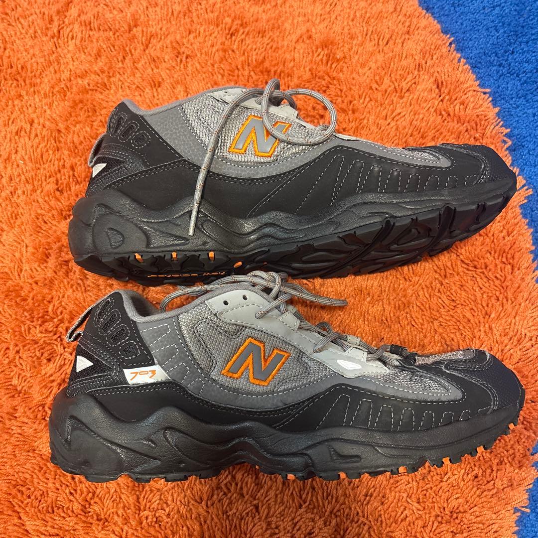 【美品】New Balance ml703 27.5cm グレー×ブラック
