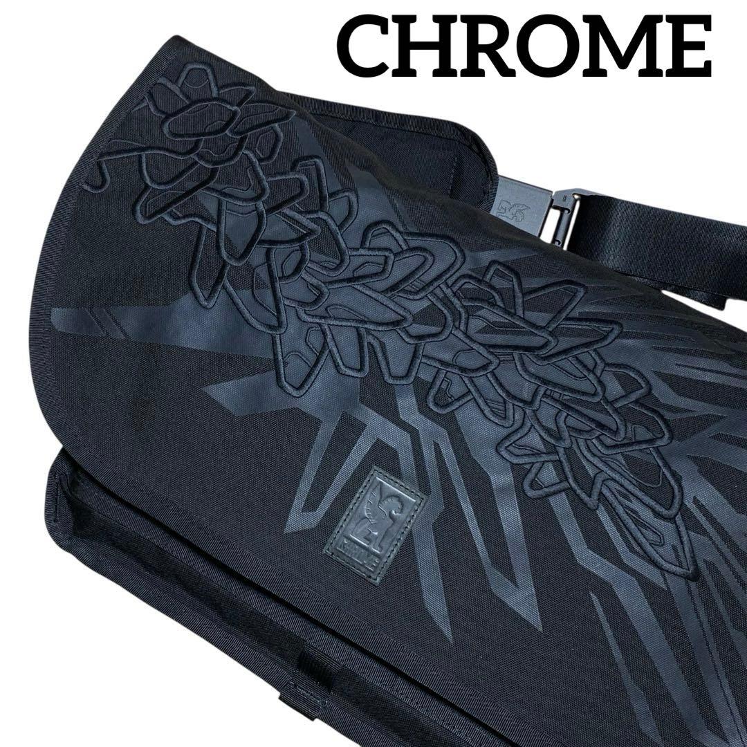 CHROME 澁谷忠臣 SENSE コラボ メッセンジャーバッグ 大容量 刺繍