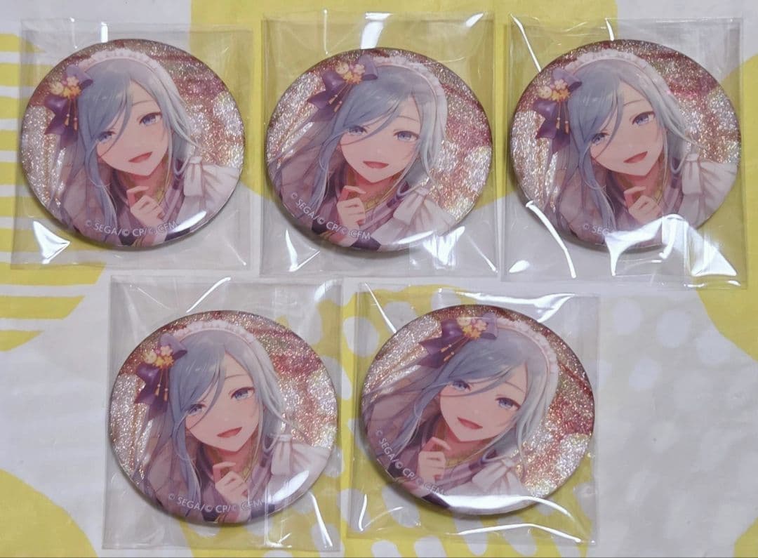 プロセカ 日野森雫 グリッター缶バッジ グリ缶 48C - メルカリ