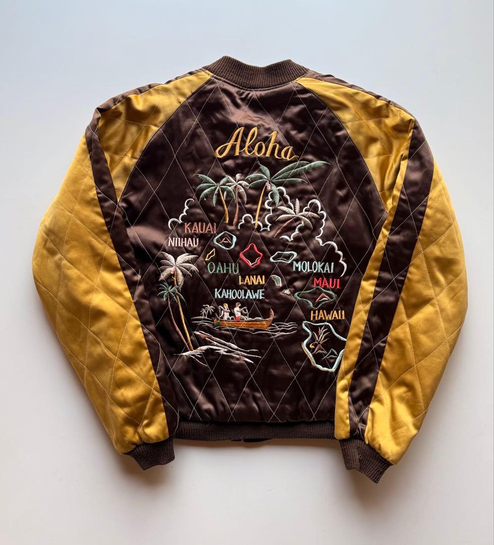 ヴィンテージ・ビンテージ品☆テーラー東洋ハワイベロア刺繍スカジャン