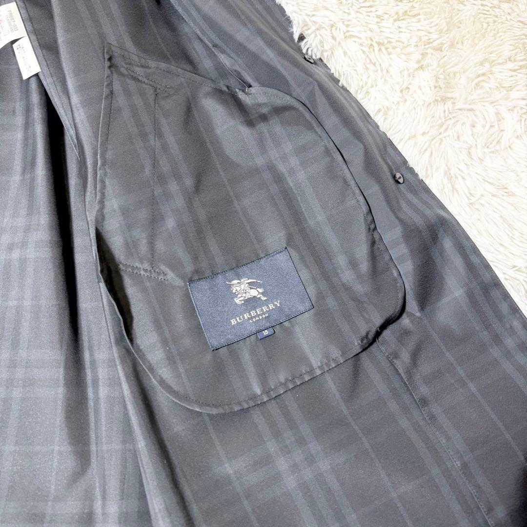 バーバリーロンドン ステンカラーコート ノバチェック 大きいサイズ 15