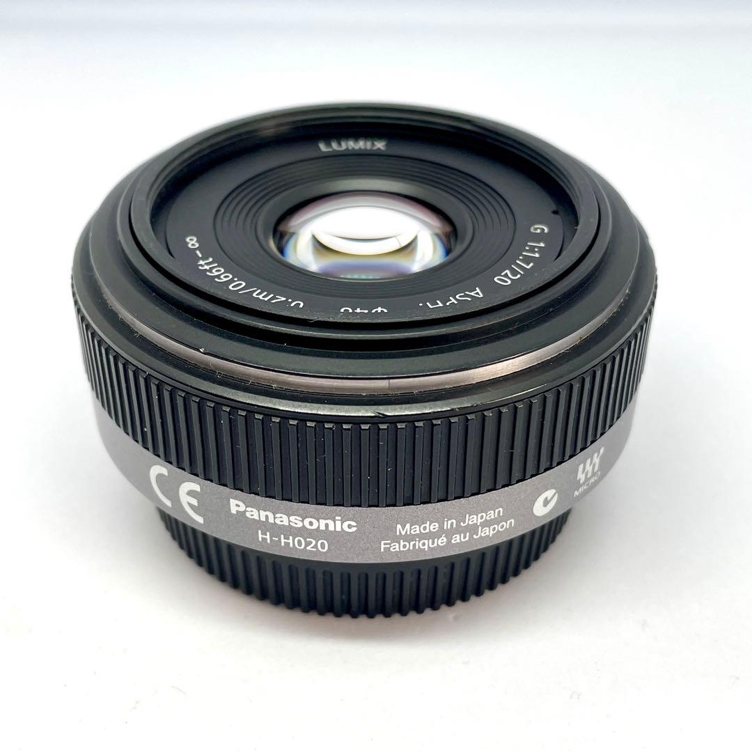 【美品】Panasonic Lumix G 20mm F1.7 H-H020 Amazon.co.jp: パナソニック 単焦点 広角パンケーキレンズ マイクロ