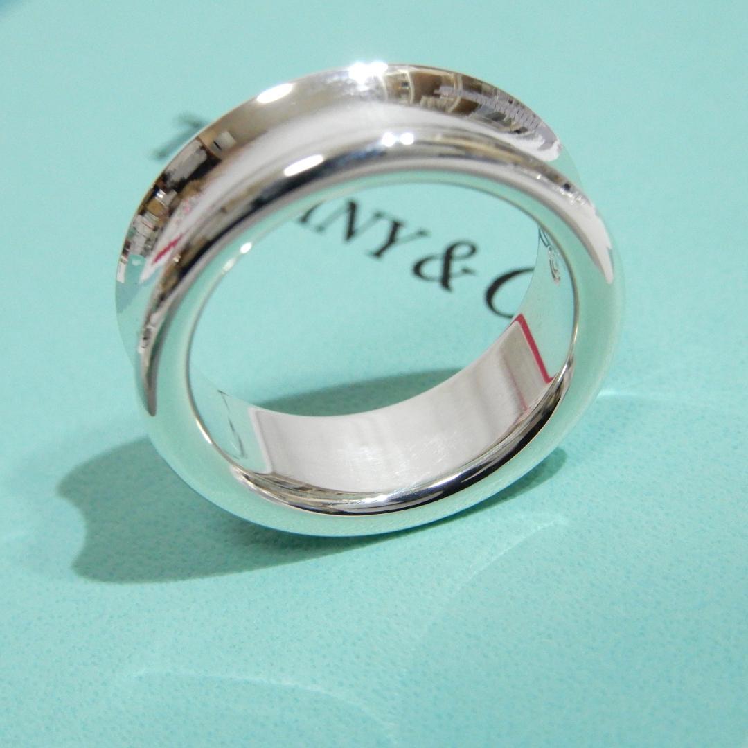 TIFFANY ティファニー ナロー リング 12号 1837 シルバー A11