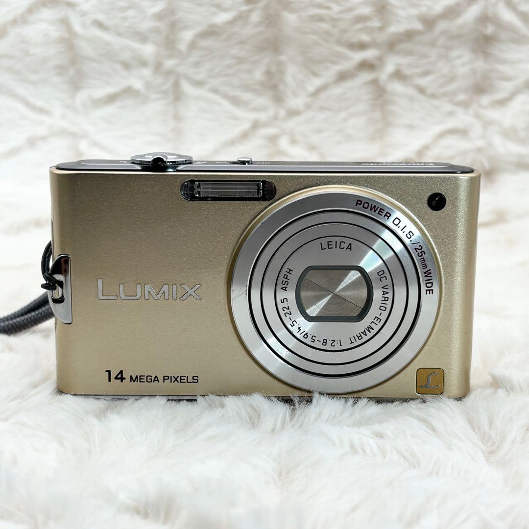 美品・動作良好✨ Panasonic LUMIX DMC-FX66 ゴールド - メルカリ
