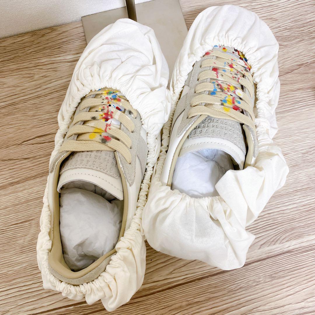 定価8万円 新品 マルジェラ ペンキジャーマントレーナー スニーカー