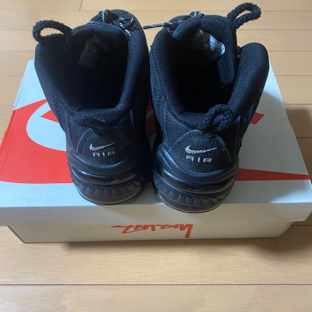 靴 Nike x Stussy Air Penny II Black 25.5cm