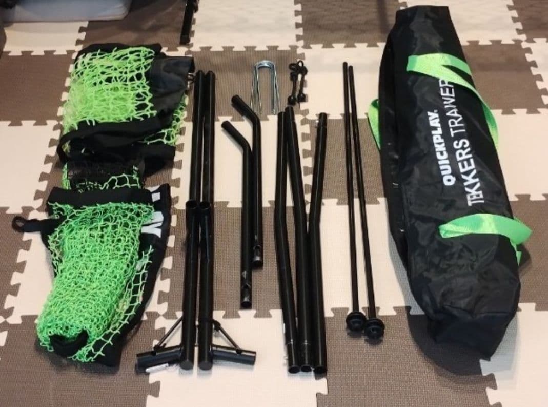 QUICKPLAY テッカーズトレーナー デュアルサッカーネットリバウンダー テッカーズトレーナー デュアルサッカーネットリバウンダー 練習器具